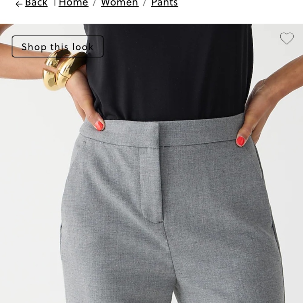Kate straight leg pant from JCrew